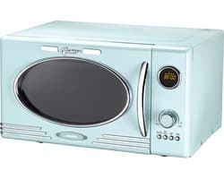 Melissa Vrijstaande Solo-Magnetron met Grill - 23 liter - 800W - Retro - 16330131 - Blauw