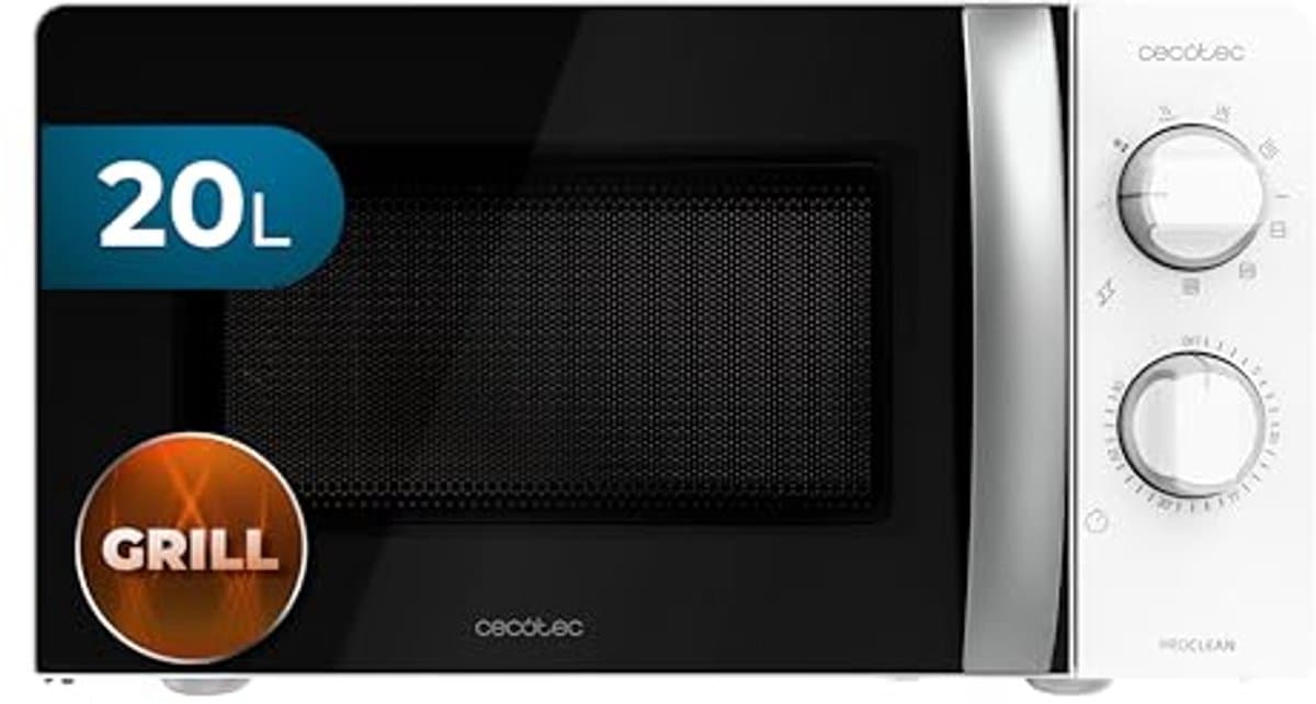 Magnetron met grill 20L - 700W met 6 vermogensniveaus en 3D Technologie — afbeelding 1
