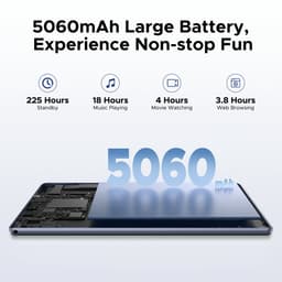 Doogee U10 - Tablet - Android15 - 16GB RAM + 128GB ROM (2TB TF) - 10 Inch IPS HD - 5060mAh - 2.0 GHz WIFI6 - 5060mah - 8mp+ 5mp - Groen — thumbnail 9