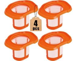 Hepa Filter - Geschikt voor Black & Decker BHHV520BT BHHV520BFP BHHV320B BHHV320J BHHV520BF BHHV520JF - Vervangend Filter voor HHVKF10 - hepa filter stofzuiger - Stof Filter - Wasbaar - 4 stuks