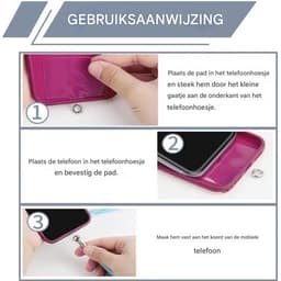 Elkuaie Airfryer Accessoires - Airfryermatten - Herbruikbare Geperforeerde Airfryermatten - 3 Stuk - Voor Hete Luchtfriteuses & Magnetron - Rood — thumbnail 3