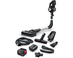 Bosch BSS715FRSH steelstofzuiger & elektrische bezem 2-in-1-steelstofzuiger Batterij/Accu Droog Zakloos 0,3 l Zwart, Zilver 5 Ah