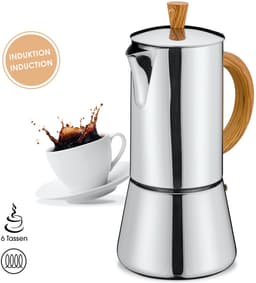 Cilio Figaro - Percolator / Espressomaker - 6-kops - Roestvrij staal - Kunststof — thumbnail 3