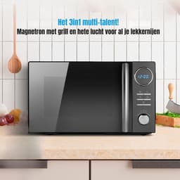 MMP® Heteluchtoven - Oven - Airfryer Oven - Zwart - 28cm x 47cm x 42cm — thumbnail 5