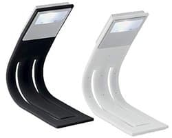 LED Leestlamp met Flexibele Arm en Boekenlegger Set van 2 Zwart/Wit