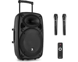 Draadloze Geluidsinstallatie met Bluetooth en Microfoons - 1000W