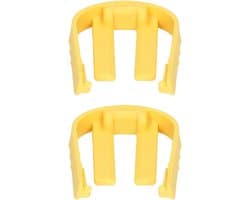 2-delige Gele C-Clips - Geschikt voor Karcher K2 K3 K7 Drukspuitpistools
