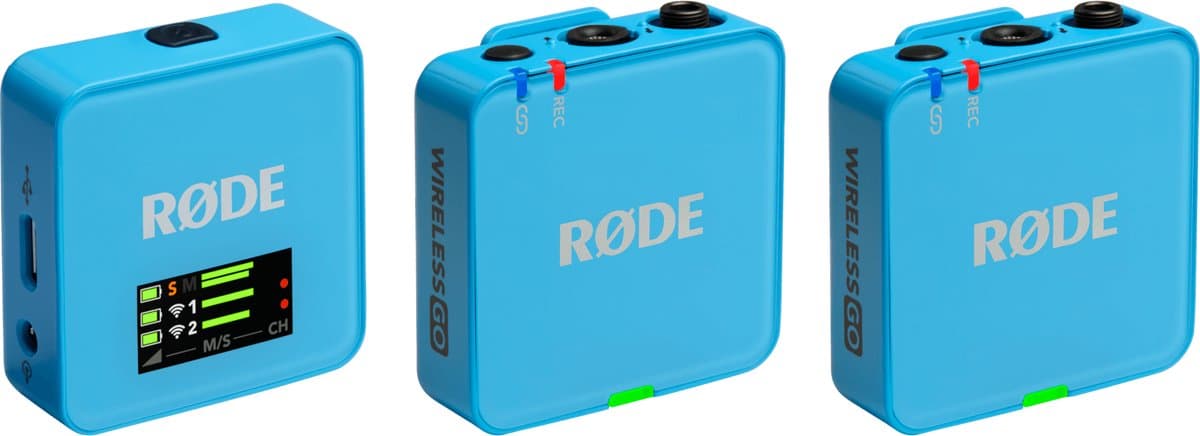 RØDE Wireless Go III - Blauw - Draadloos Microfoon Systeem — afbeelding 1