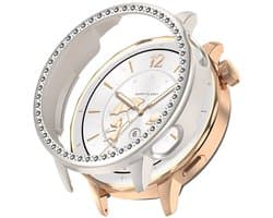 Strap-it Diamond PC Beschermhoes Transparant – Geschikt voor OnePlus Watch 3 - 43mm