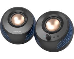 USB-C computerluidsprekers met RGB-verlichting en Bluetooth 5.3 voor pc en Mac