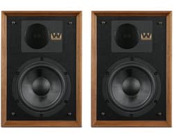 Wharfedale Denton 85th Anniversary Boekenplank Speaker - 2-weg speaker – Tweeter 25'' mm - Woofer 156'' mm - Walnoot