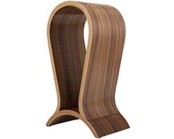 Hoofdtelefoonhouder van Hout - Elegant en Stabiel voor Alle Hoofdtelefoons