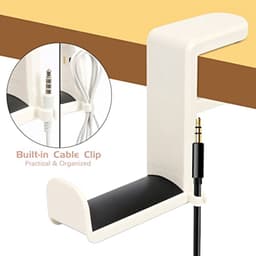 Hoofdtelefoonstandaard met 360 Graden Rotatie en Kabel Organizer — thumbnail 3