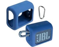 Waterdichte Siliconen Hoes voor Draagbare Bluetooth Speaker - Ultralicht en Beschermend met Karabijnhaak