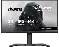 iiyama G-Master GB2441HSU-B1 Black Hawk - 24 inch - Full HD - IPS - 144 Hz - Verstelbaar