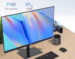 Elsa 27 Inch Monitor - IPS FHD - HDMI/VGA - 1920x1080 - Flat Panel — thumbnail 3