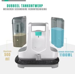 MMP® Tapijtreiniger machine - Tapijtreiniger - Tapijtreiniger apparaat - Grijs - ‎15cm x 29cm x 27cm — thumbnail 4