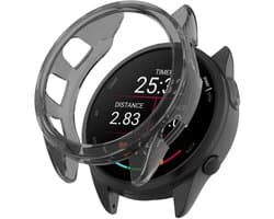 Stravo Soft Case Sport Hoesje voor Garmin Forerunner 165 – TPU Materiaal Bescherming – TPU Case Protectie en Beschermhoes voor Garmin Smartwatches (Zwart)