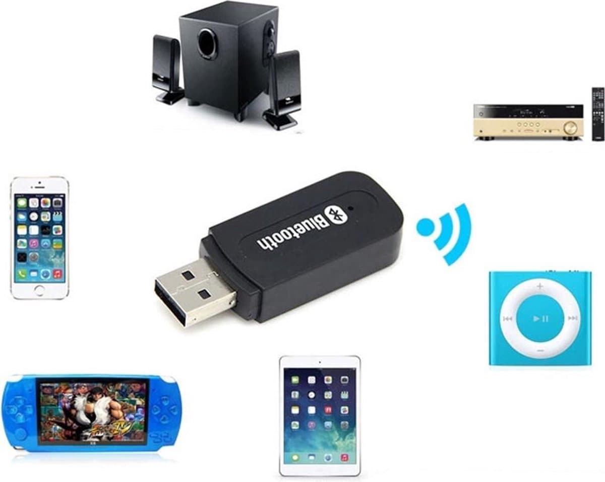 Draadloze USB Bluetooth Audio Adapter — afbeelding 1