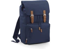 Bagbase Vintage Laptop Rugzak 18 Liter - French Navy