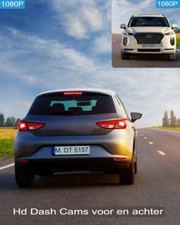Dashcam Voor Auto Voor En Achter - Dashcam Voor En Achte — thumbnail 4