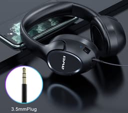 Awei A770BL Serie - Bluetooth Hoofdtelefoon - Zwart - Uitstekende Geluidskwaliteit - Ergonomisch Ontwerp — thumbnail 5