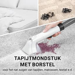 N8WERK Portable Clean meubel- en tapijtreiniger, licht en compact - vlekkenverwijderaar, krachtige 400 watt motor - schoon- en vuilwatertank — thumbnail 5
