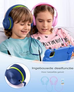 Velox Koptelefoon Kinderen Met Draad - Koptelefoon Kinderen Vanaf 2 Jaar — thumbnail 2