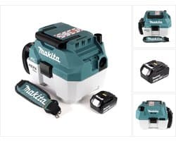Makita DVC 750 LM1X3 accustofzuiger nat- en droogzuiger 18 V draagbaar + 1x 4,0 Ah accu - zonder accessoires, zonder oplader