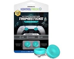 KontrolFreek Action Lotus Thumbsticks - Teal Clear - PS5/PS4