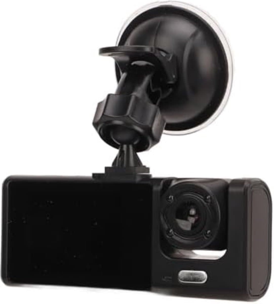 Dual dashcam - Dashcam voor en achter - Auto camera dashcam - Dashcam auto - Dual dashcam voor auto - Zwart — afbeelding 1