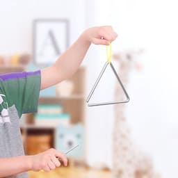 Purepeak Triangel - Muziekinstrument - Speelgoed Volwassenen - 16 cm — thumbnail 5