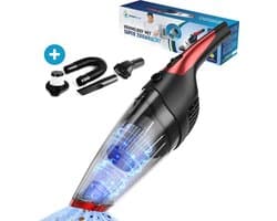 Cleanforce Kruimelzuiger snoerloos met extreme zuigkracht - Nat & Droog - Auto Stofzuiger - Voor Thuis & Auto