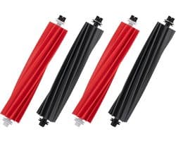 Roborock Q5 Max, Q5 Pro, Q8 Max, S8 en S8 Pro Ultra Hoofdborstelset (2x2 Stuks, Plus.Parts® alternatief voor 8.02.0199)