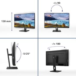 Philips Monitor 27 Inches 273S1/00 Voor Computer Hdmi Dp Usb-C Luidsprekers 273S1 — thumbnail 5