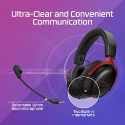 HyperX Cloud III S Wireless - Gaming Headset - Draadloos - Bluetooth & 2.4GHz - Spatial Audio - 120uur Batterij - PC/PS5/Switch2/Mobiel/Steamdeck - Zwart — thumbnail 28