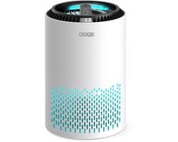 OOQE AIR PURE PRO - Geavanceerde Luchtreiniger met HEPA 13 filter | 99,9% efficiëntie | UV light technologie | Geschikt Voor Kleine en Grote Ruimtes | Fluisterstille Nachtstand | Aroma Therapie | Energiezuinig | Ontwerp Met Sfeerverlichting | Wit