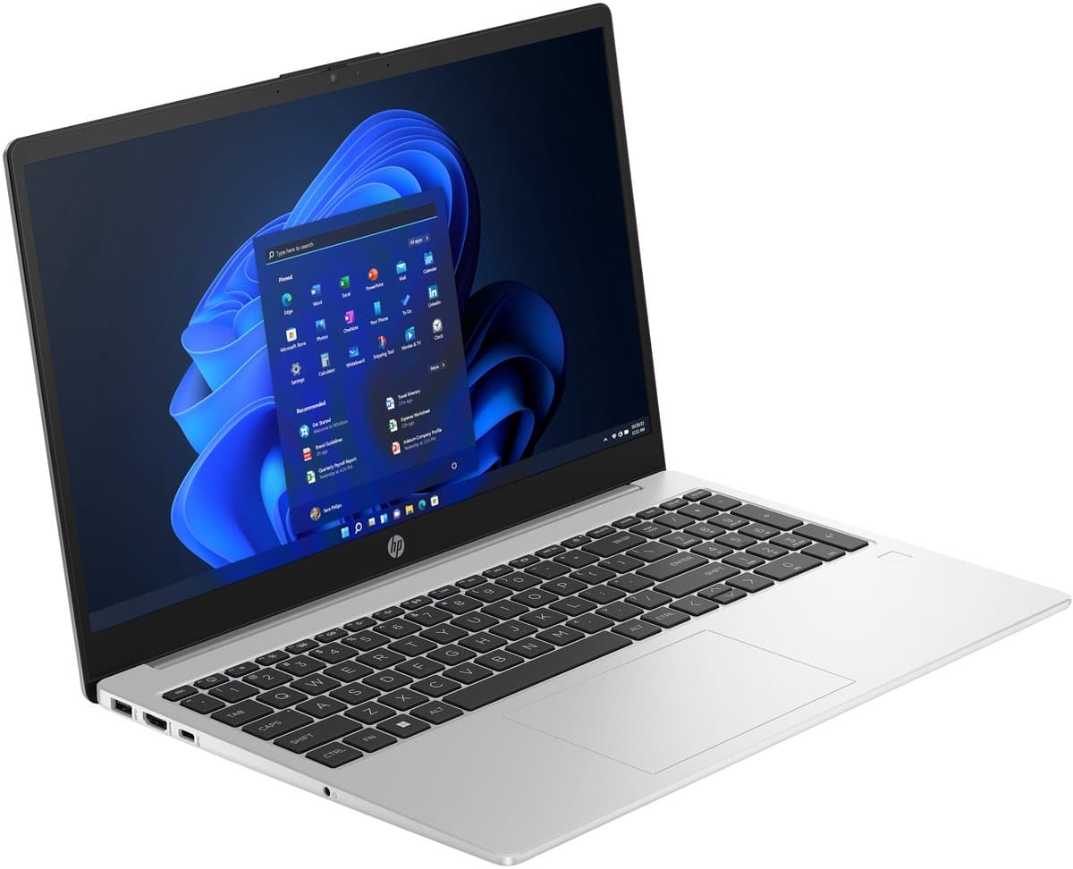 HP 250 G10 Intel® Core™ i7 i7-1355U Laptop 39,6 cm (15.6") Full HD 16 GB DDR4-SDRAM 512 GB SSD Wi-Fi 6 (802.11ax) Windows 11 Pro Zilver — afbeelding 1