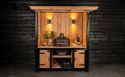 Stilt - Buitenkeuken- Close- overdekt BBQ'en met een Klepdeur- Uniek model/ bescherming van je BBQ — thumbnail 2