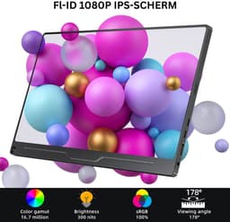 Portable Monitor - Draagbare Scherm - Uitbreider - Full HD — thumbnail 3