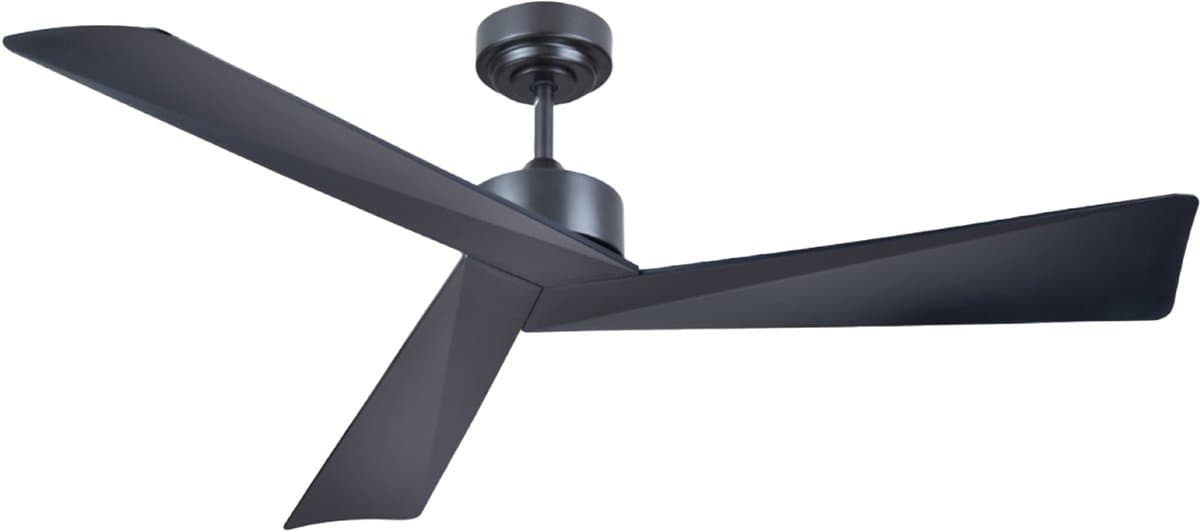 A-Flow Design Black 42 inch Plafondventilator - Plafondventilator zwart - Design Ventilator - Met afstandsbediening - 6 Windsnelheden - Timerfunctie - Winterstand - 107CM — afbeelding 1
