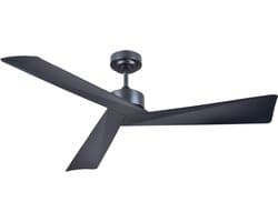 A-Flow Design Black 42 inch Plafondventilator - Plafondventilator zwart - Design Ventilator - Met afstandsbediening - 6 Windsnelheden - Timerfunctie - Winterstand - 107CM — afbeelding 1
