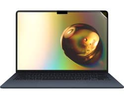 kwmobile screenprotector geschikt voor Apple Macbook Air 13 M4 2025 A3240 - Schermfolie voor laptop - Displayfolie mat