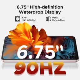 DOOGEE Note58 Pro 4G - Smartphone - Mobiele Telefoon - 32 GB RAM + 256 GB ROM - Android 15 - 6250 mAh - 6,75" HD + 90 Hz - AI Camera 16 MP- Octa Core - Dual SIM- NFC - Goud — thumbnail 5