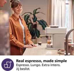 Philips Baristina - BAR302/20 - Espressomachine - Koffiemachine Met Bonen - Premium Wit — thumbnail 3