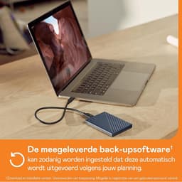 RFWR® Draagbare harde schijf 5 TB - Slank ontwerp, Compatibel met Time Machine, USB-C en USB-A, Wachtwoordbeveiliging — thumbnail 2