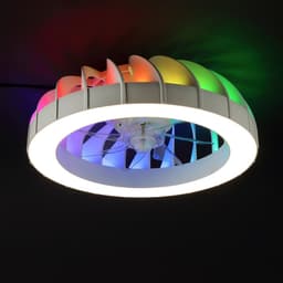 Brilliant Fanora - Plafondventilator - Met verlichting - LED 30W - 2700K-6500K - Dimbaar - Wit - Zeer stil — thumbnail 3
