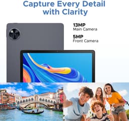 DOOGEE Tablet U11 Pro VIP - Tablette - 30GB RAM + 256GB ROM - 8580 mAh - 11 Inch 1080P 90 Hz - T7200 Octa Core - 13MP Camera - 5G WIFI - Face ID - 7.9 mm Metallic Body - Grijs — thumbnail 9