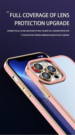 Allecto Plus - Flexibele bumper hoesje voor smartphone - roze - anti-kras - schokbestendig — thumbnail 2