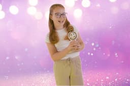 Squishmallows - Cam - draadloze karaoke microfoon voor kinderen - oplichtend LED display - speaker - stemvervorming — thumbnail 4